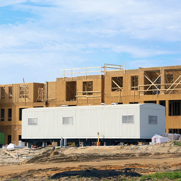 construction site office trailers come in various sizes and layouts to accommodate different needs on construction sites